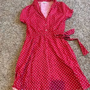 Red Polka Dot Dress
